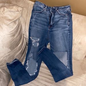 american eagle super stretch jeans size 8
